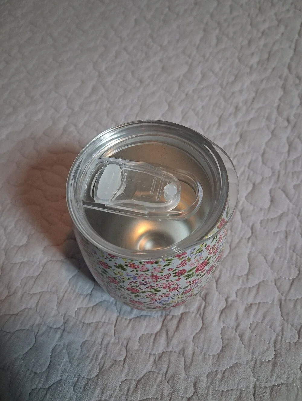 Matilda Jane Floral Wine Tumbler Woth Lid Stainless Steel